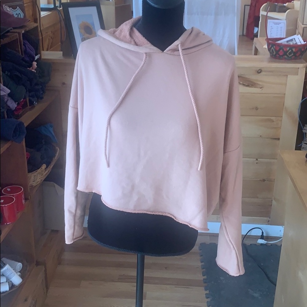 Cropped aerie hoodie